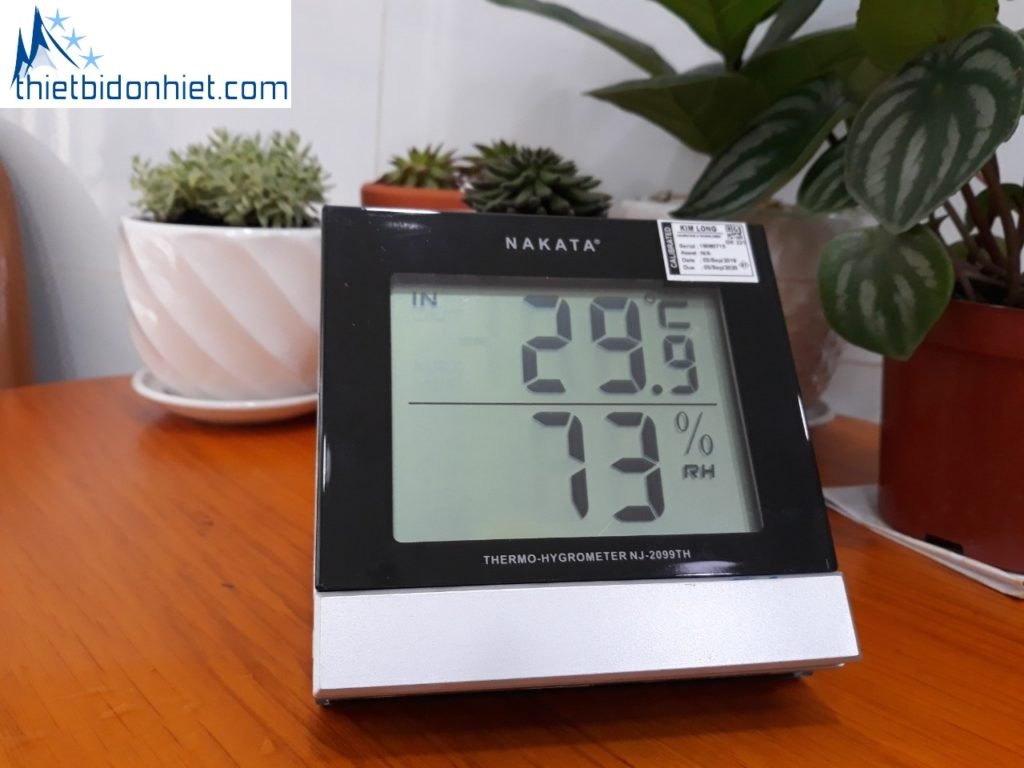 Nhiệt kế điện tử Nakata NJ2099TH Thiết bị đo nhiệt độ chính hãng